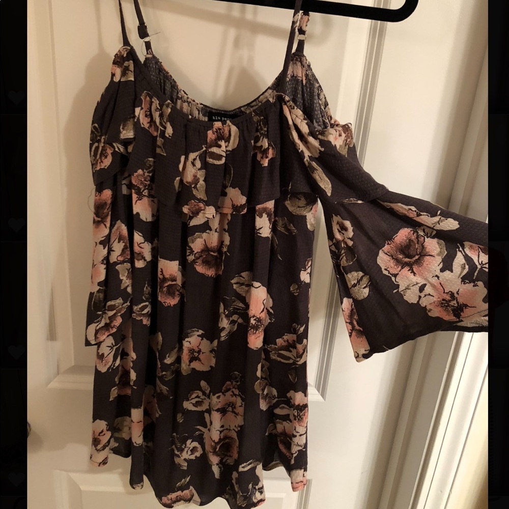 Off the shoulder floral top